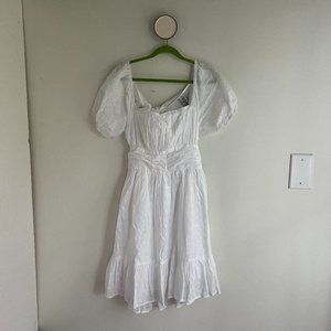 BNWT White Sincerely Yours Dress Sz XS! Lovely!!